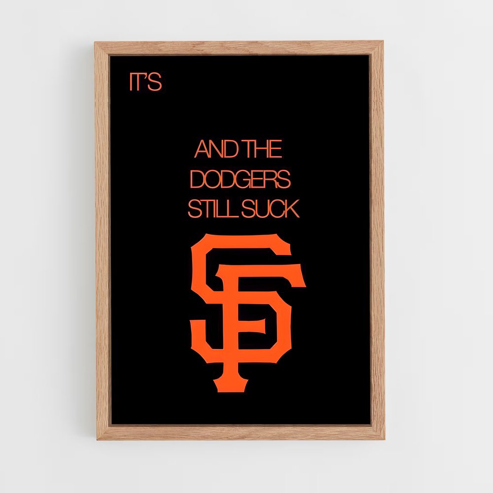 Poster Giants à San Francisco – affiche Baseball (vue 4)